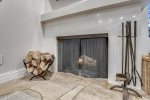 Stone Floor and Wood Burning Fireplace  - Aspen - Fifth Avenue 2 - 3 Bedroom